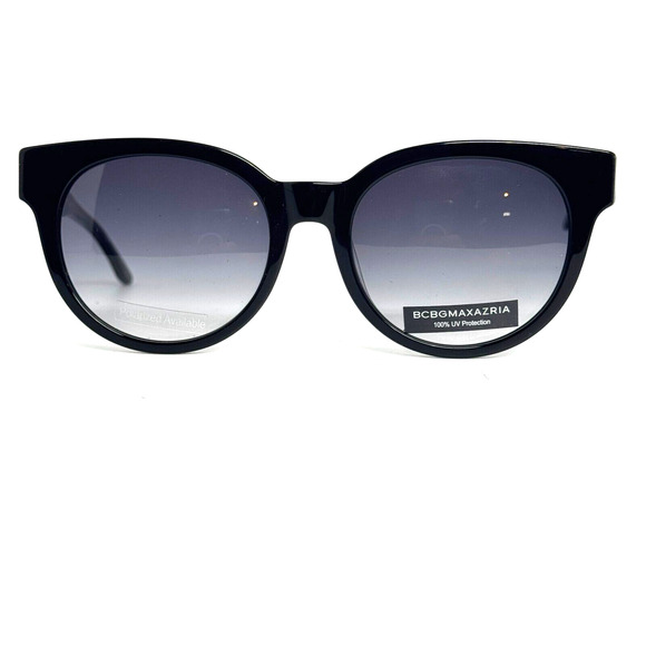 BCBG MAXAZRIA Regal Black Womens Cat Eye Gradient Sunglasses 52-18-135 H16608